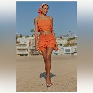 Celandine gauze skirt - matching set